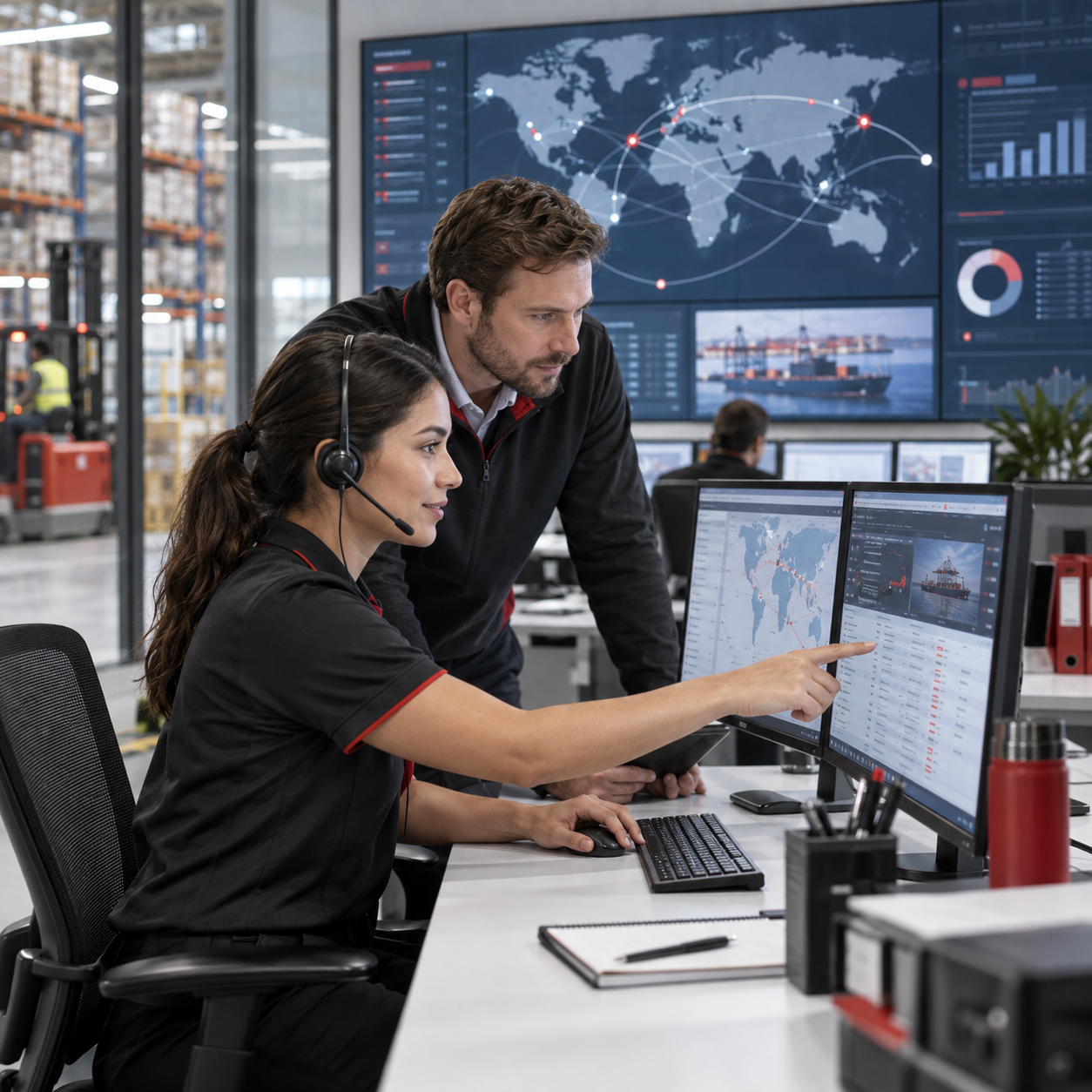 Global logistics operations control center